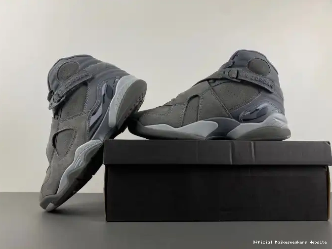 Official Maikesneakers Cool 8 305381-014 Jordan Retro Grey 0616